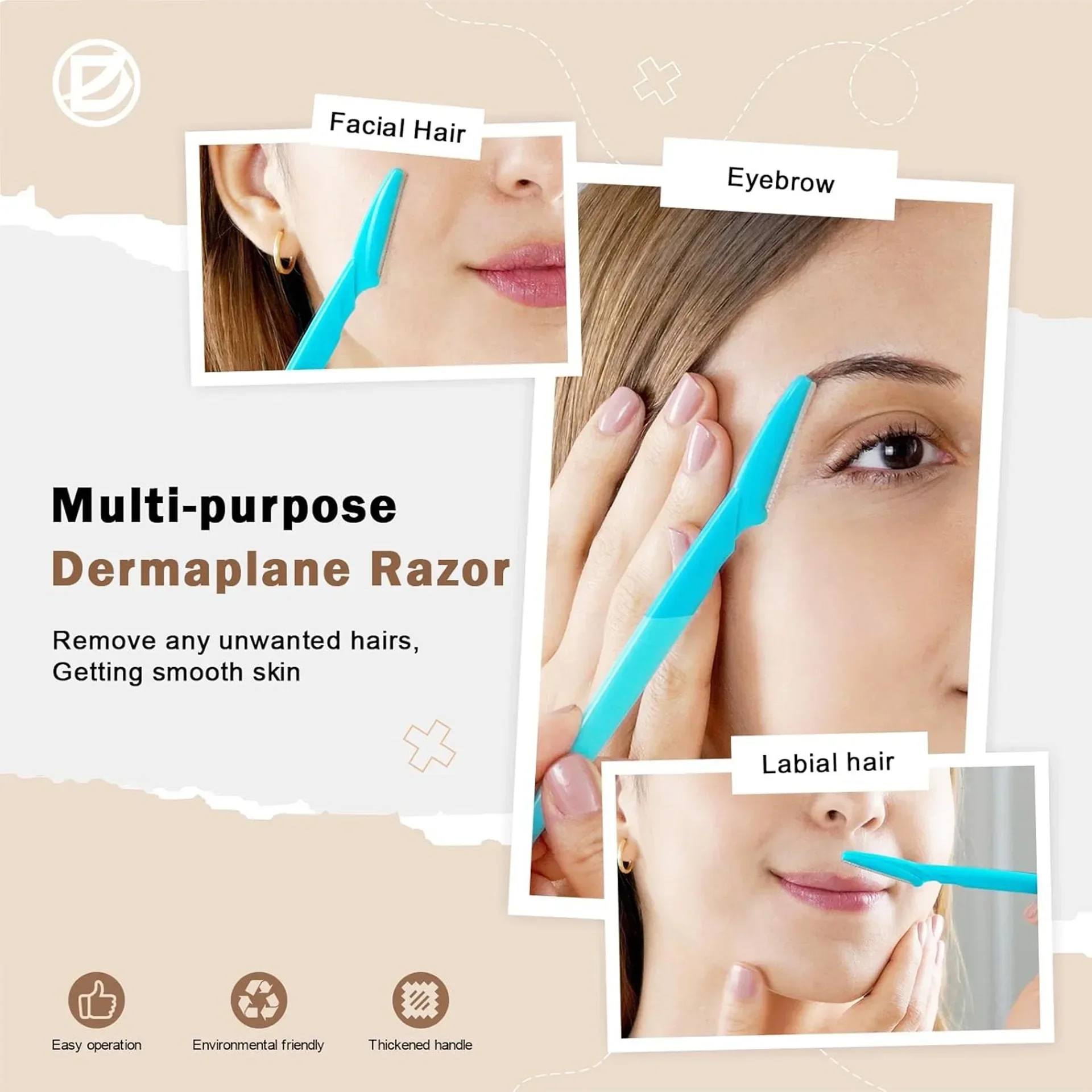 5/40Pcs Eyebrow Trimmer Face B - Hair Clipper recension och pris