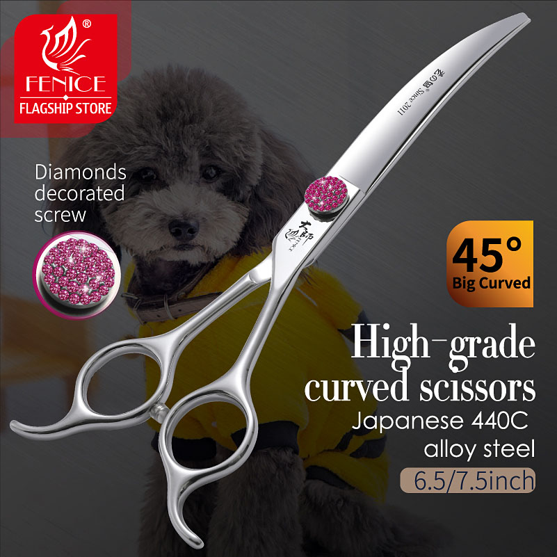Fenice Pink Diamond Screw Pet  - Grooming Scissors recension och pris