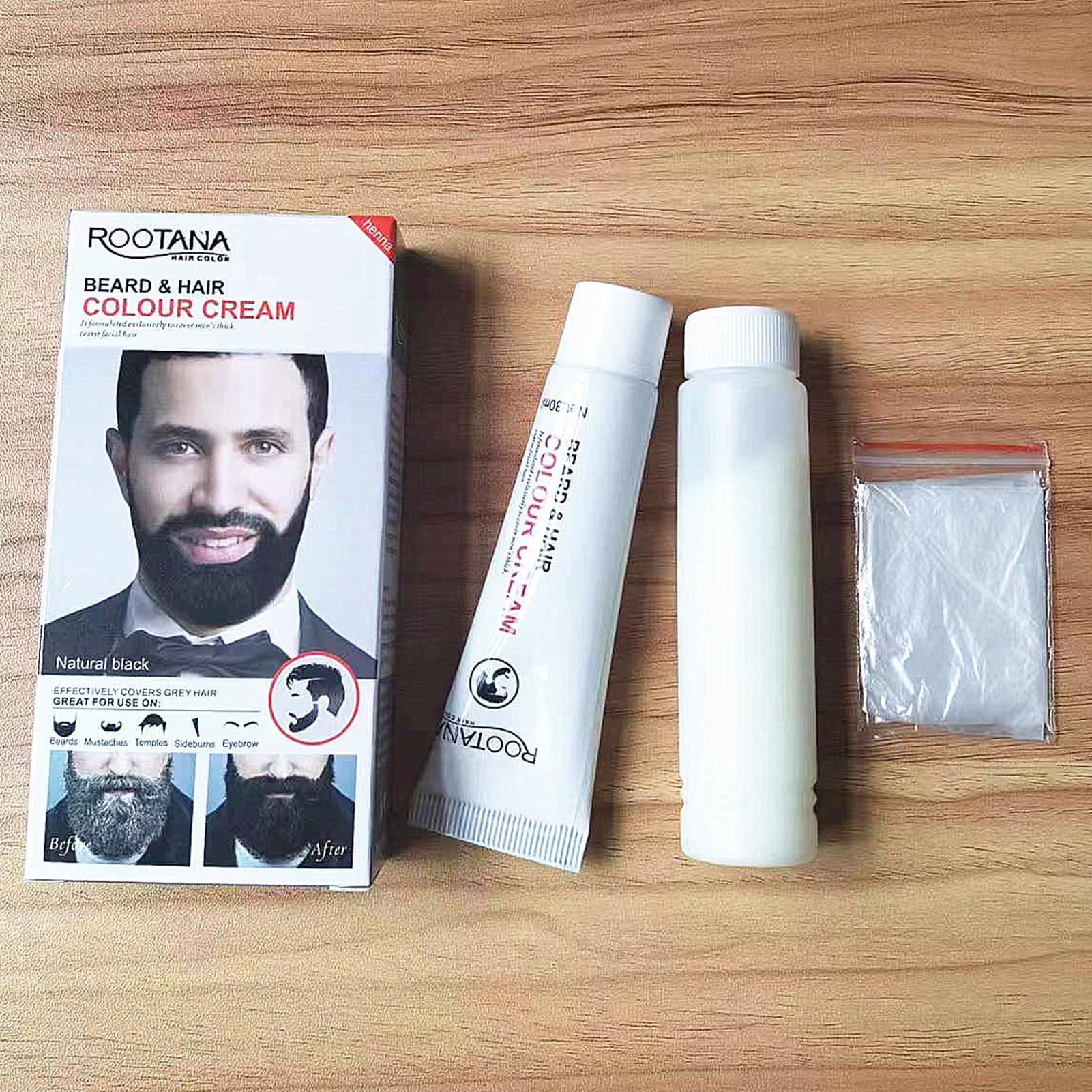 Mens Beard Dye 60ML Mustache D - Shaving Cream recension och pris