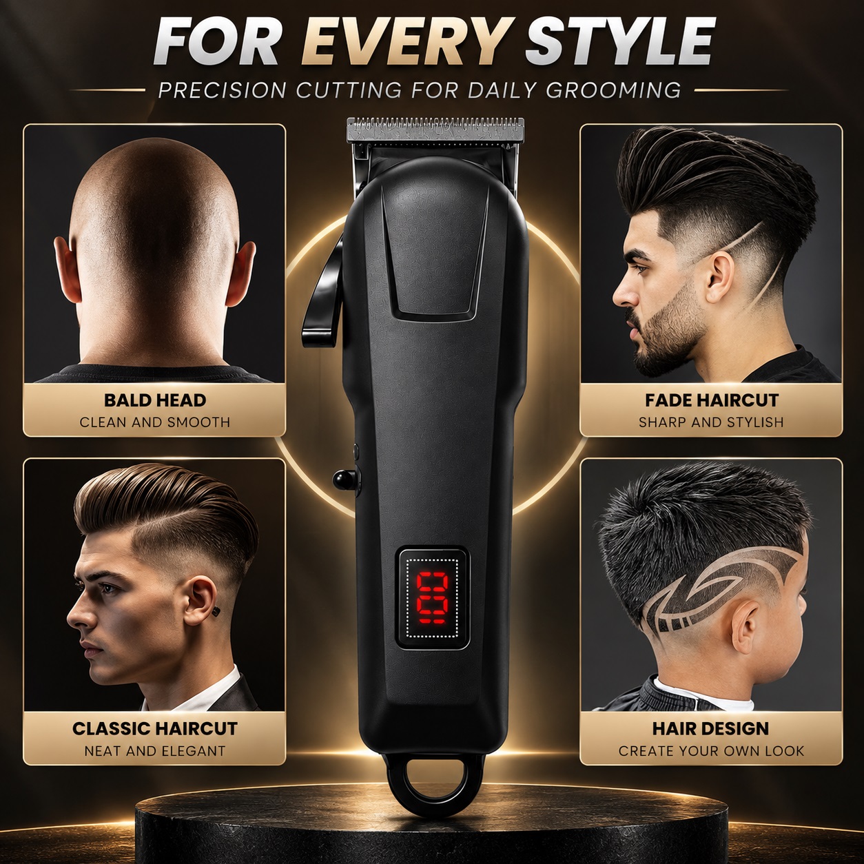 Electric Hair Clipper and Shav - Beard Trimmer recension och pris