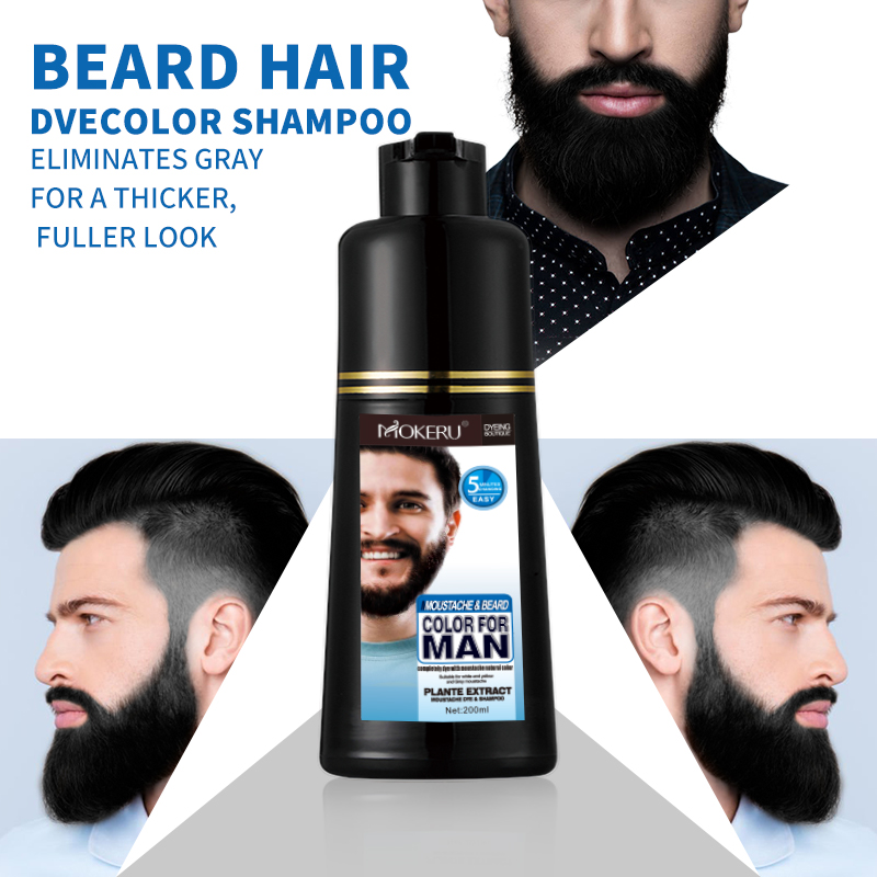 New Beard and Hair Dye Shampoo - Shaving Cream recension och pris