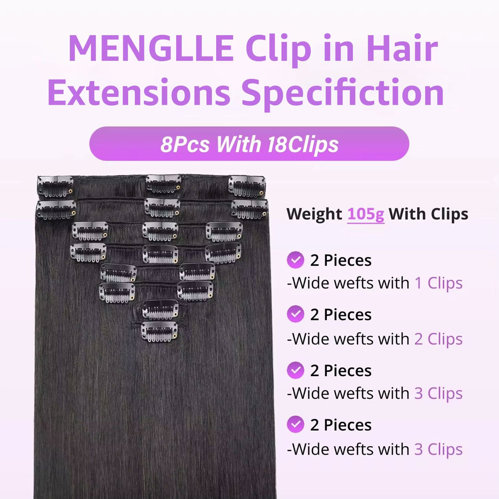 Clip in Hair Extensions Real H - Hair Clipper recension och pris
